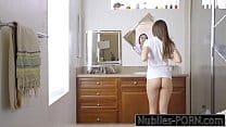 finger fucking herself but gets caught and punished with a squirting